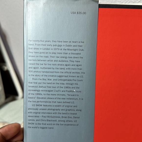 2004 U2 Show by Diana Scrimgeour Hardcover - Picture 2 of 5